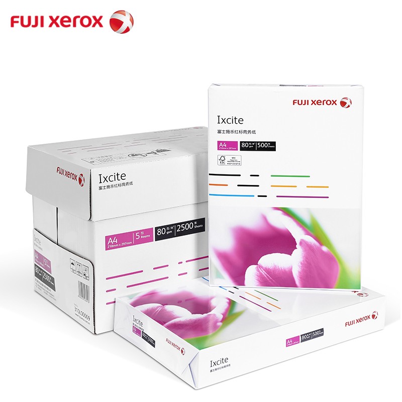 富士施乐（Fuji Xerox）Ixcite 红标 80g A4 商务纸 500张/包 （