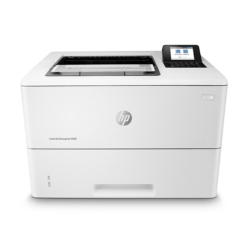 惠普（HP）LaserJet Enterprise M507dn A4黑白激光打印机 自动双面打印