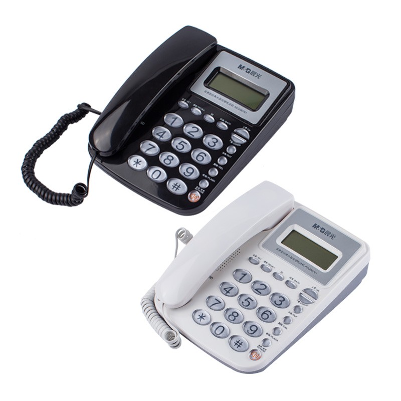 晨光（M&G）电话机 经典水晶按键有线电话座机固话办公家用商务来电显示 AEQ69671 