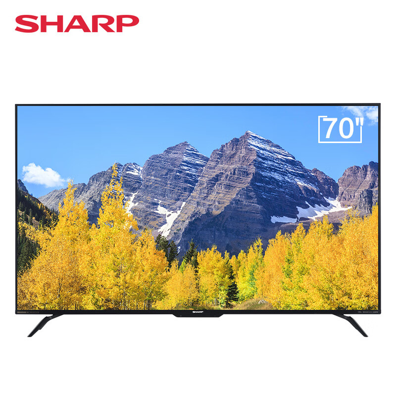 夏普（SHARP）70C6UM 70英寸4K超高清AI人工智能远场语音遥控网络液晶平板电视