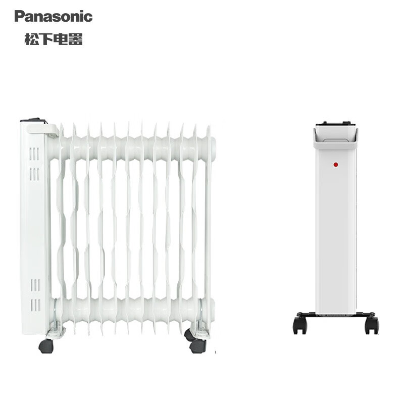 松下Panasonic 电油汀取暖器家用加湿电暖气片 烘干衣物防烫电暖气 DS-U2221