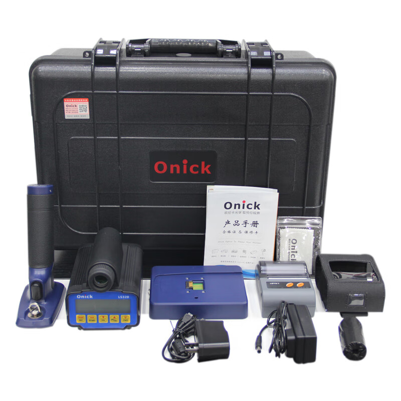 欧尼卡（Onick）LS320 带打印功能手持便携式激光测速仪 带蓝牙 测距仪 铝合金