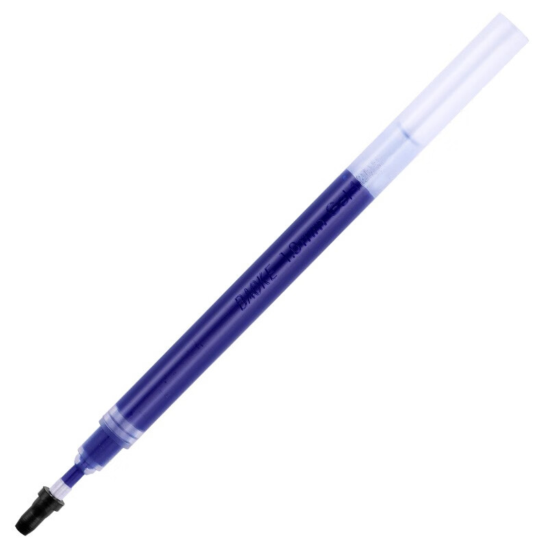 宝克（BAOKE）PS1920 1.0mm大容量中性笔笔芯子弹头水笔签字笔替芯 蓝色 12支/盒【3盒装】