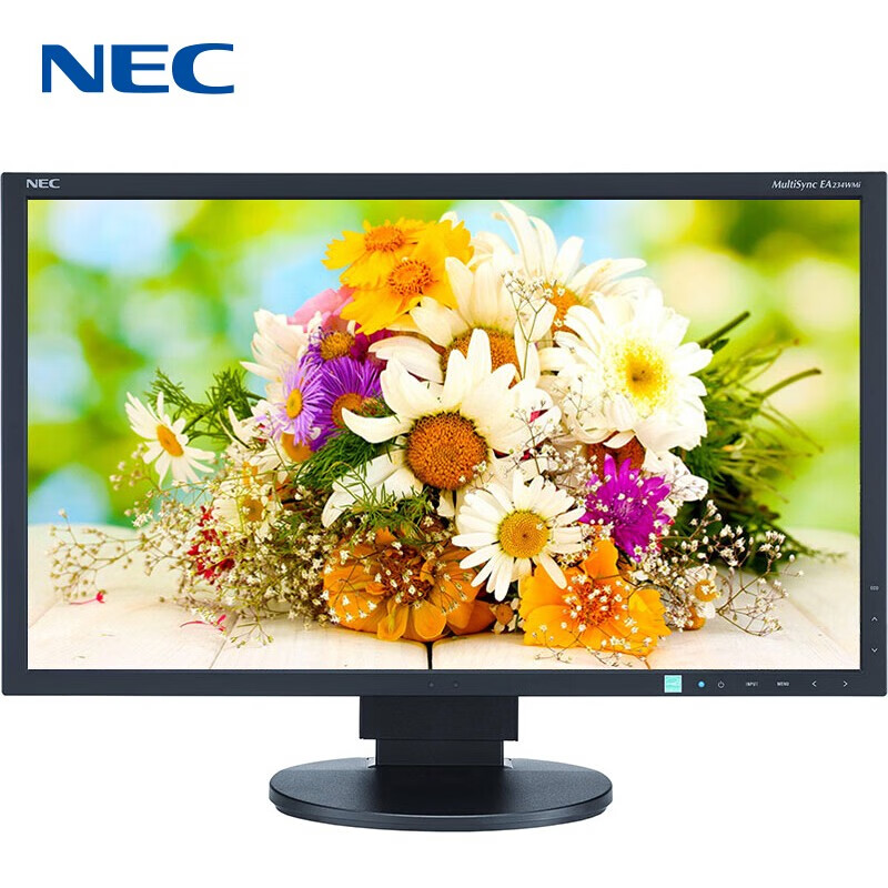 NEC EA234WMi 23英寸 16:9宽屏 IPS面板 金融 设计 商务办公专业液晶桌面显示器