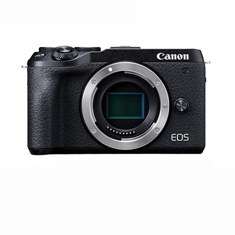 佳能（Canon）EOS M6 MARK II微单反美颜数码相机 二代vlog相机 单机身/不含镜头 黑色 官方标配两年质保