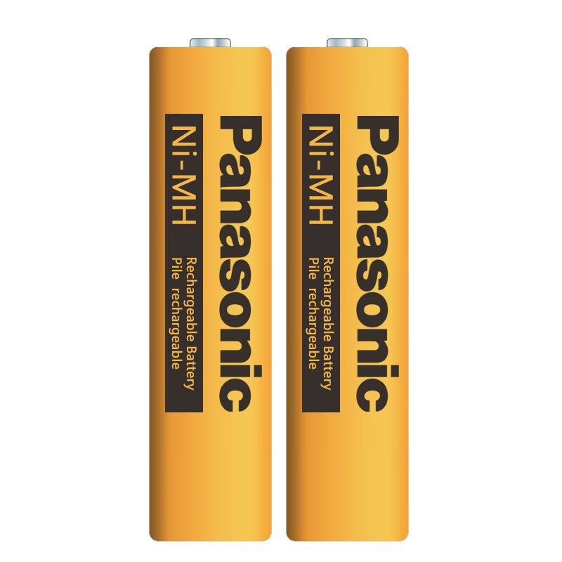 松下（Panasonic）充电电池7号七号2节每卡镍氢适用无绳电话4LDAW/2BC（5卡