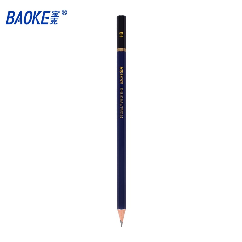 宝克(baoke)PL-1600纯木铅笔HB 12支/盒
