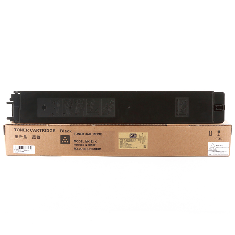 天色 粉盒 MX23 黑色K (适用于SharpMX-201...