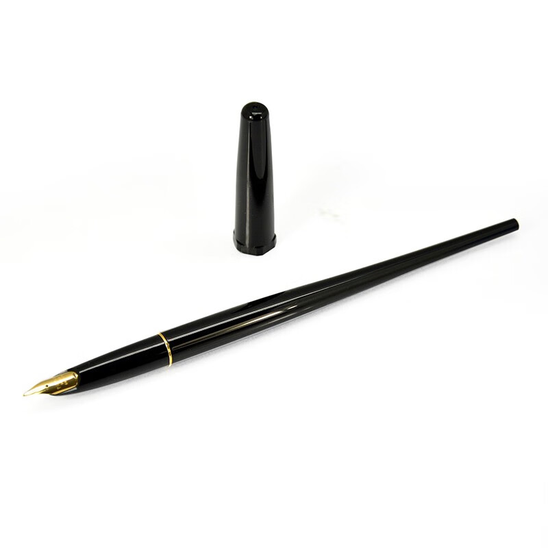 百乐（PILOT）纤扬长笔杆钢笔 男女手绘速写练字学生成人钢笔 M尖 黑色 DPP-70-