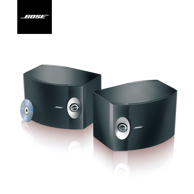 Bose 301 直接/反射扬声器系统 壁挂/书架音箱 卡拉OK 会议 黑色