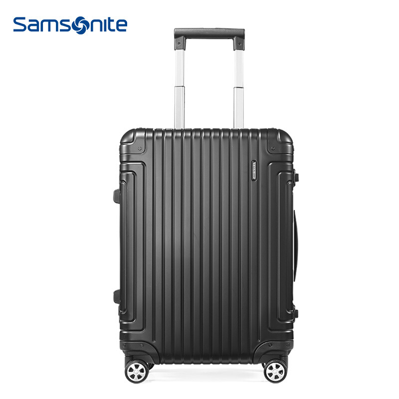 Samsonite/新秀丽镁铝合金铝框拉杆箱万向轮行李箱男女旅行箱可托运密码箱DB3 23