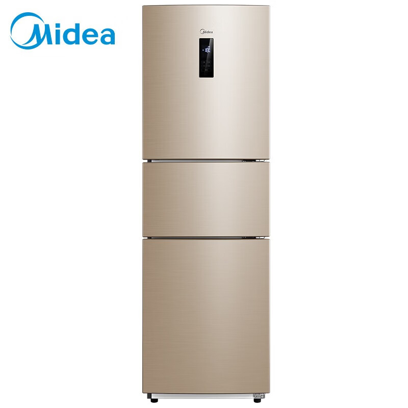 美的 (Midea)258升 三门冰箱家用一级能效节能省电双变频风冷无霜电冰箱小智能变温 