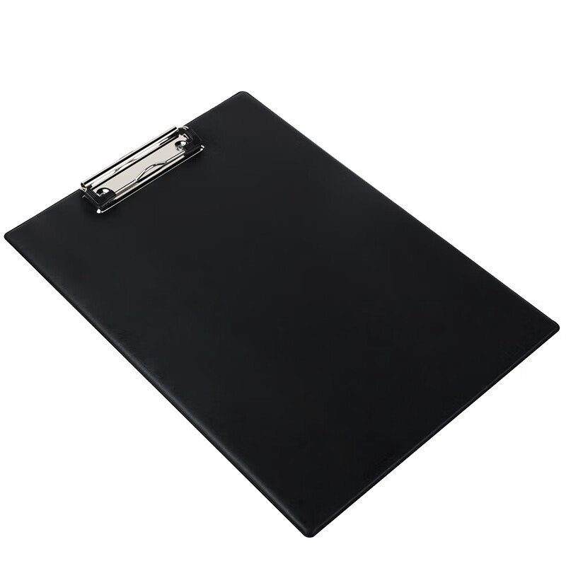 得力（deli） 板夹 原木/塑料文件夹书写垫板折页板夹 办公用品 9244(A4仿皮平夹