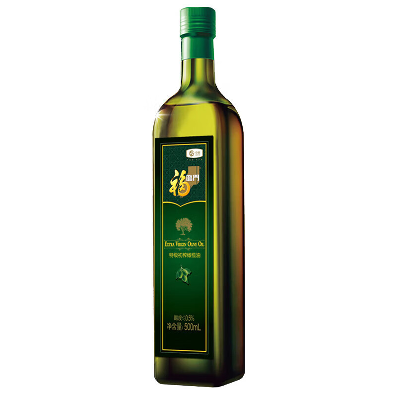 金龙鱼中粮特级初榨橄榄油礼盒500ml*2瓶