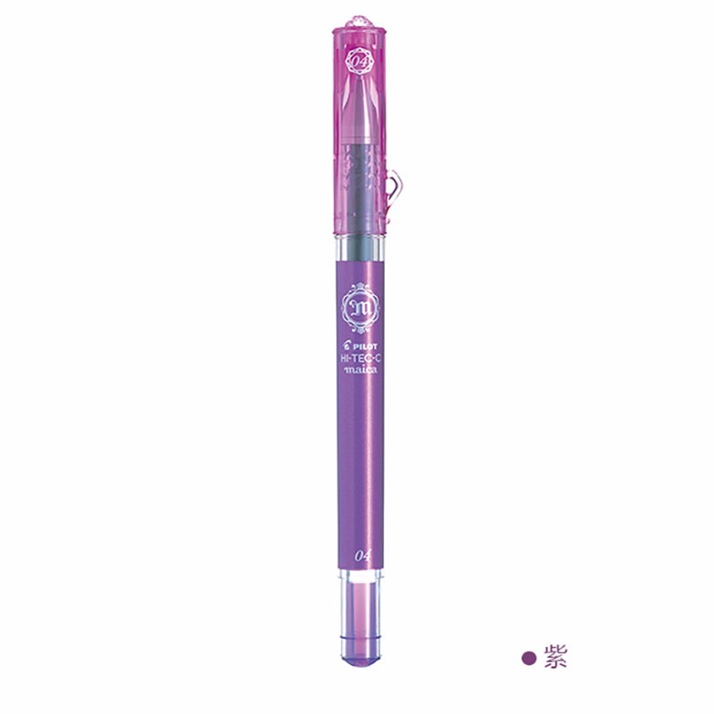 PILOT/百乐 LHM-15C4美貌Maica HI-TEC-C0.4mm针管式中性笔 紫色 10支装