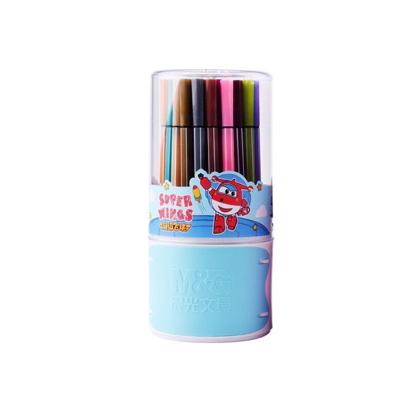 晨光（M&G）水彩笔 超级飞侠款48色画笔套装 可水洗儿童用绘画 学生文具 JCP95889 单筒装