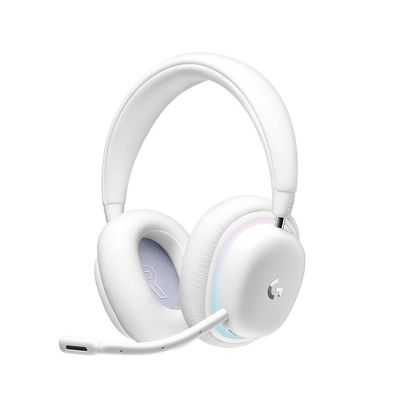 罗技（G） G735极光游戏耳机头戴式 无线蓝牙双模 虚拟环绕声女生 RGB灯效可拆卸耳罩