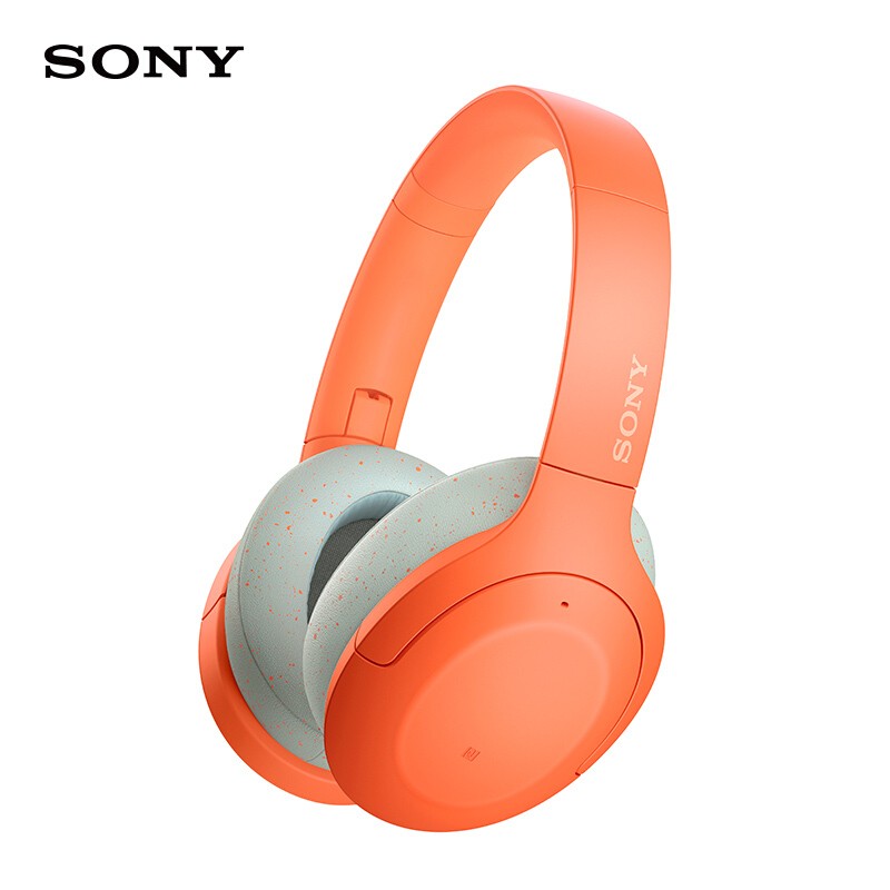 索尼（SONY）WH-H910N 蓝牙降噪无线耳机 （hear系列 橘色）