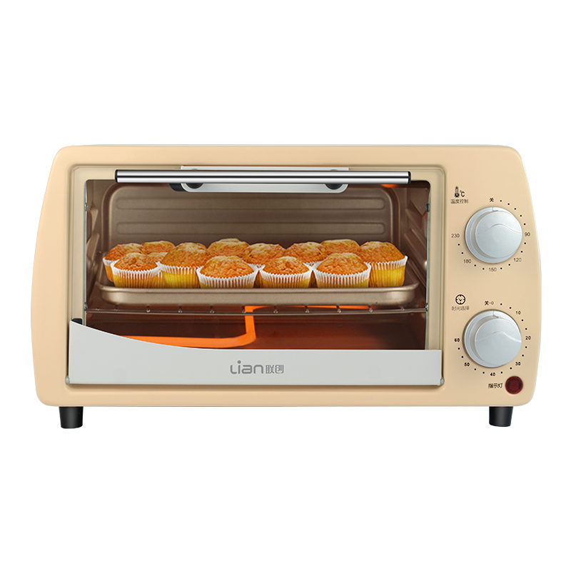 联创（Lian）电烤箱 多功能迷你电烤箱12L家用烘焙蛋糕烧烤 DF-OV3002MB