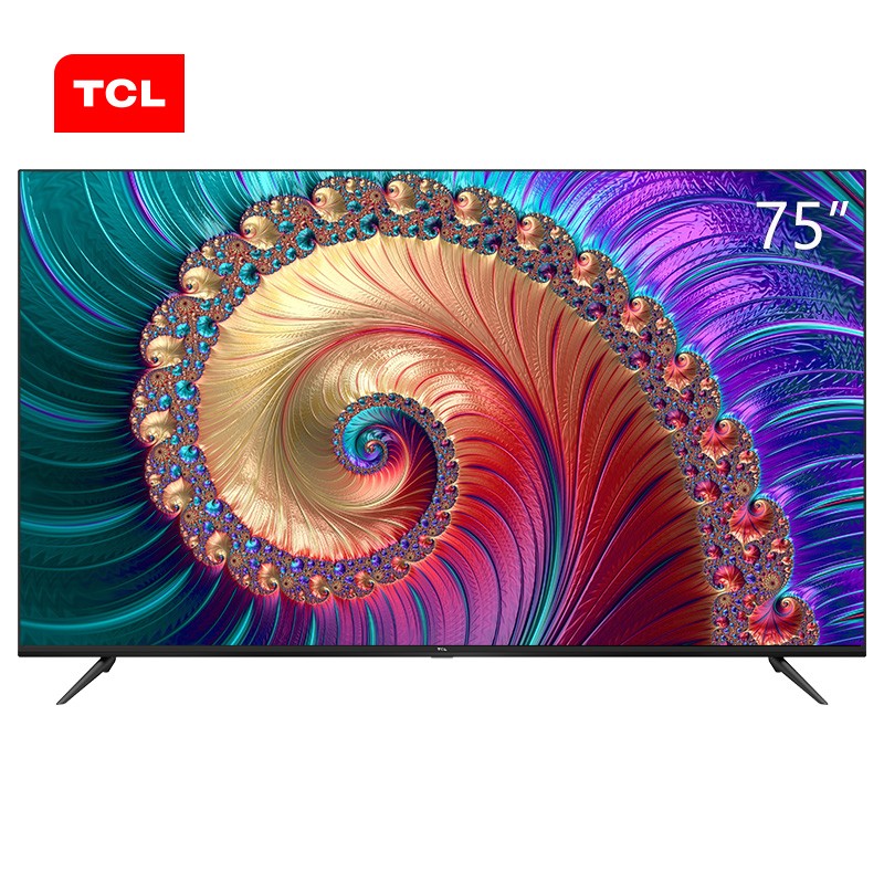 TCL 75L8 75英寸液晶平板电视 4K超高清HDR 智能网络WiFi 超薄影视教育资