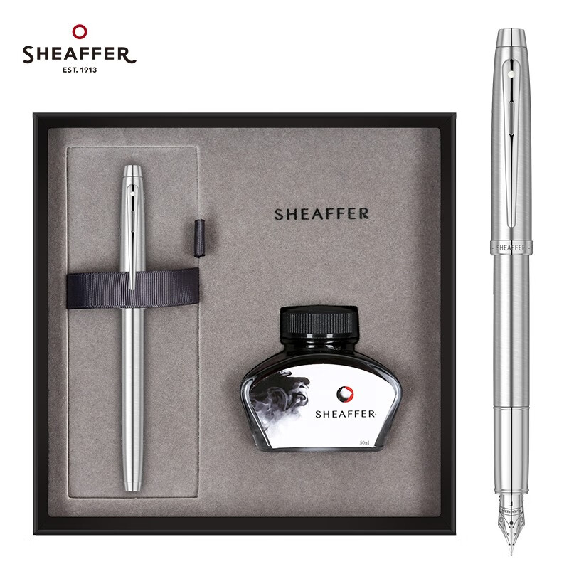 犀飞利（Sheaffer）钢笔 100系列 商务办公文具书写 练字笔签字笔钢笔墨水礼盒套装