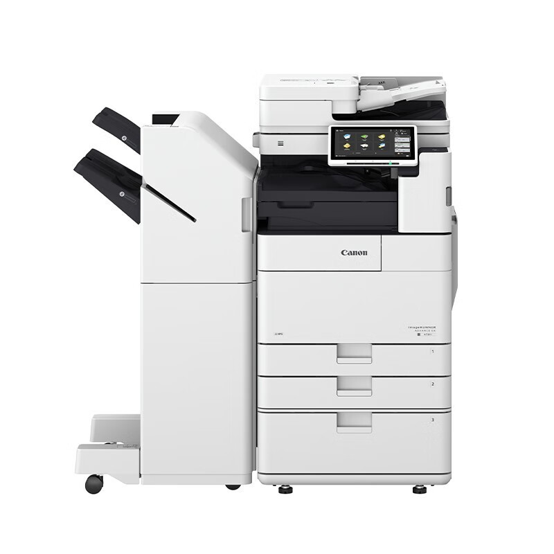 佳能A3黑白激光复合机 复印机打印机大型办公一体机 iR4735轻办公版 主机+双面自动输稿器+四纸盒+鞍式装订器