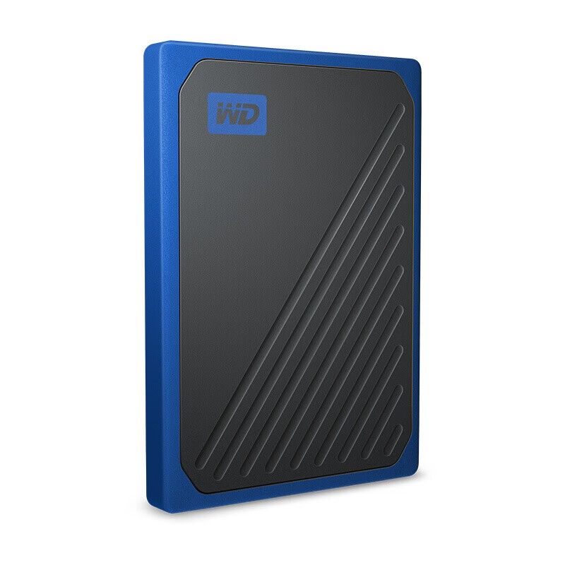 西部数据(WD)500GB USB3.0移动硬盘 固态(PSSD)My Passport Go钴蓝色WDBMCG5000ABT（一年包换）