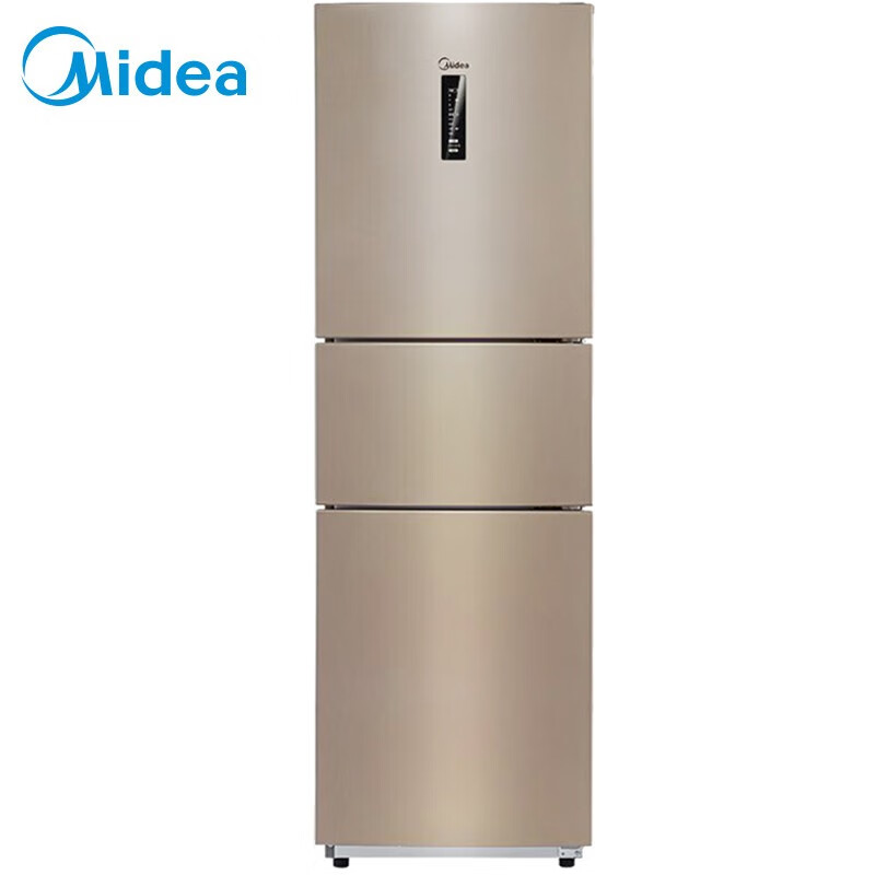 美的 (Midea)226升 三门冰箱家用小型抗菌保鲜风冷无霜冷藏冷冻电子控温节能省电 B