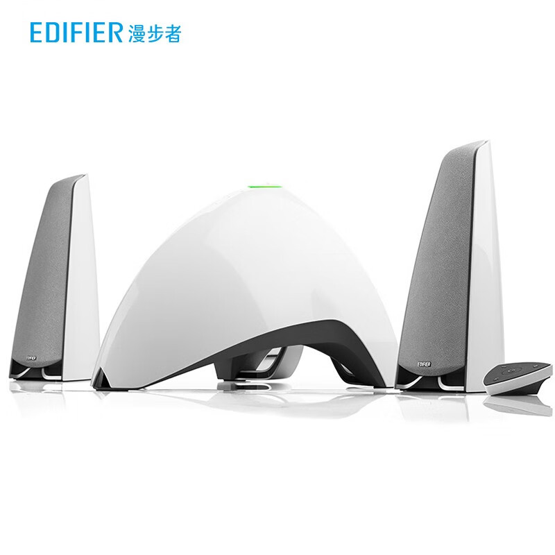 漫步者（EDIFIER） E3360BT 时尚全功能多媒体音箱 音响 电脑音箱 白色