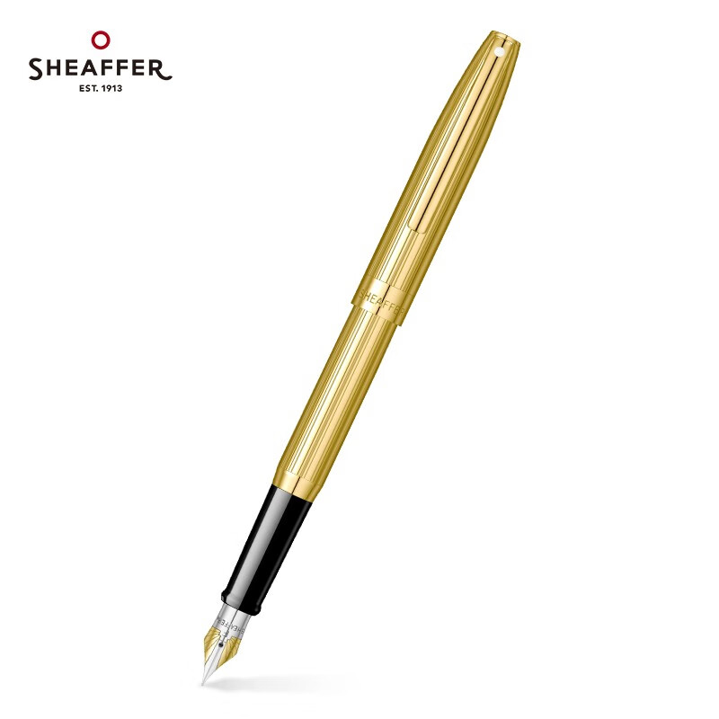 犀飞利（Sheaffer）钢笔 战斧系列 艺术收藏礼品馈赠 签字笔练字笔 墨水礼盒套装 钢