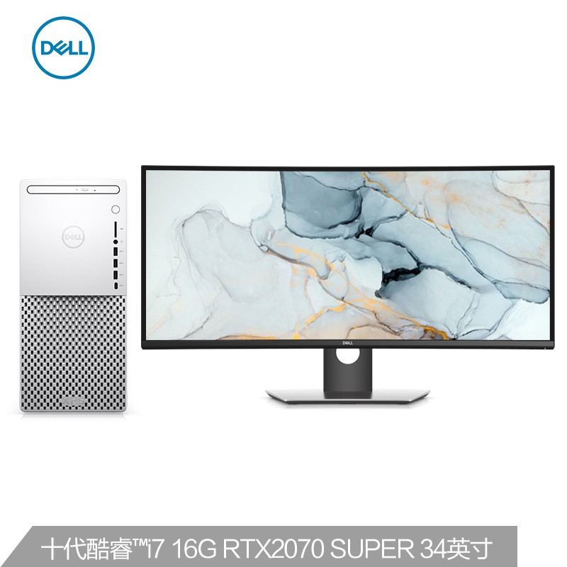 戴尔(DELL)XPS8940设计师/游戏台式机电脑整机(十代i7-10700K 16G 