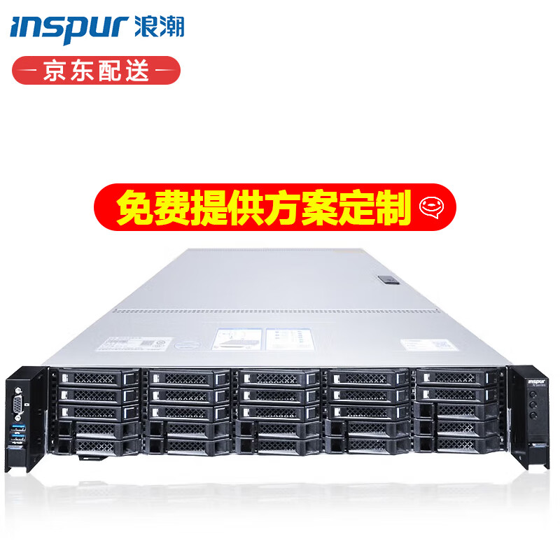 浪潮（INSPUR) NF5270M5文件存储机架式2U服务器主机箱 3204丨无内存丨无硬盘丨550W电源丨【可自选配件】