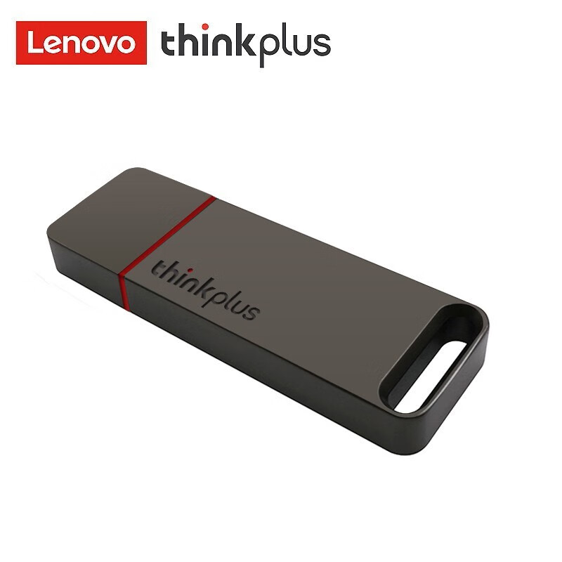 联想（thinkplus）移动固态闪存优盘 USB3.1高速传输U盘 金属商务U盘 大容量