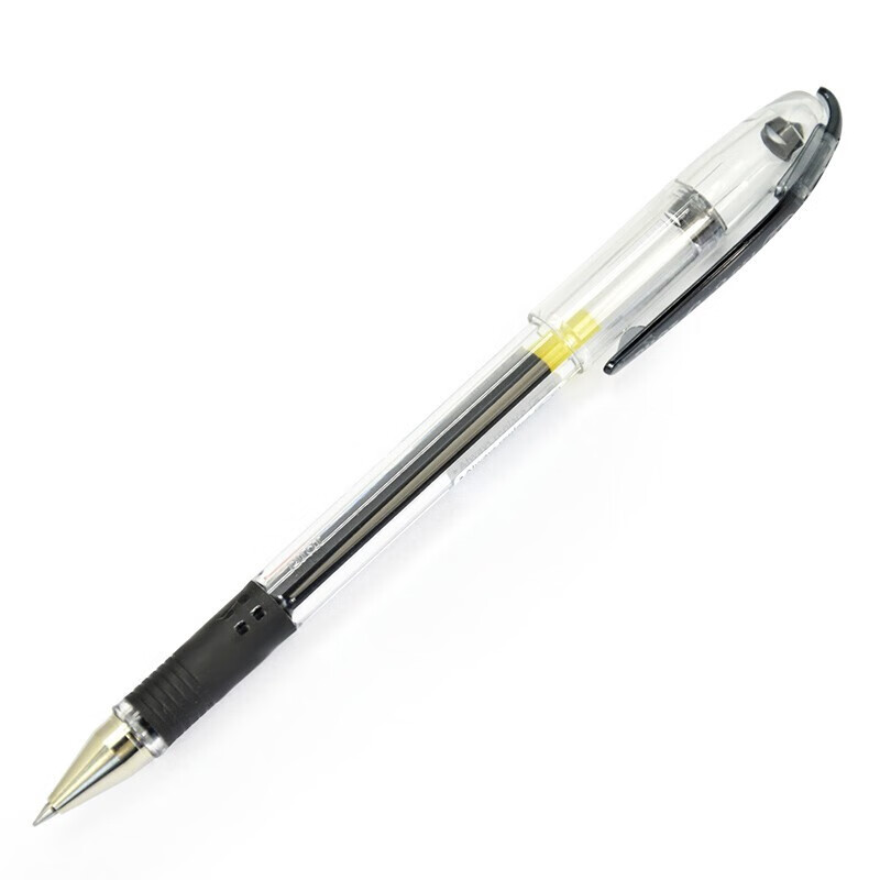 百乐（PILOT）BL-G3-7-B 子弹头防滑中性笔啫喱水笔签字笔 黑色 0.7mm 12支装原装进口