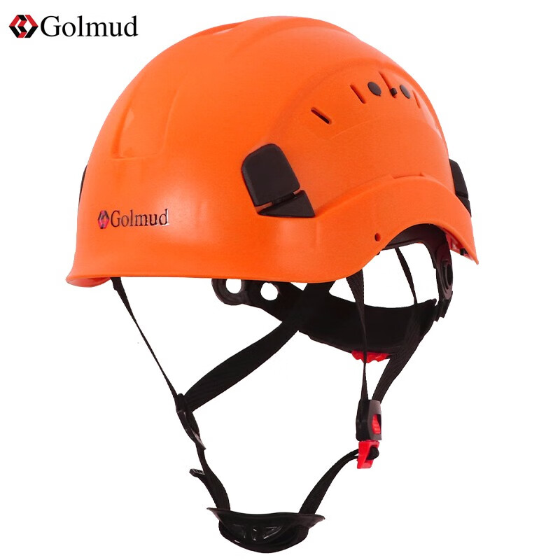 哥尔姆 ABS安全帽工程工地建筑施工劳保防砸领导电工帽安全头盔GM706橘色