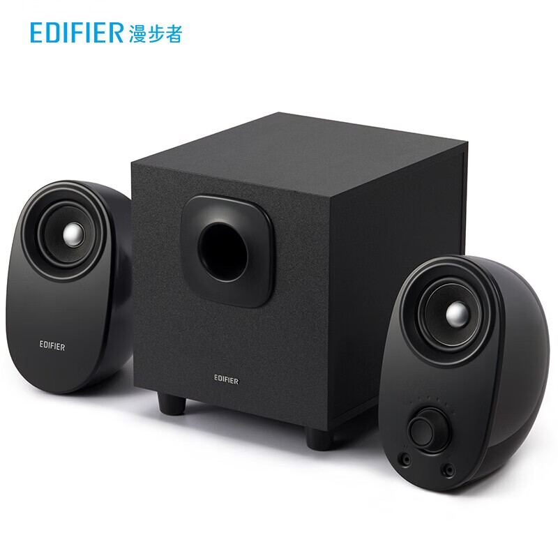 漫步者（EDIFIER）R301T18 2.1多媒体有源音箱 桌面音响 电脑音箱 黑色