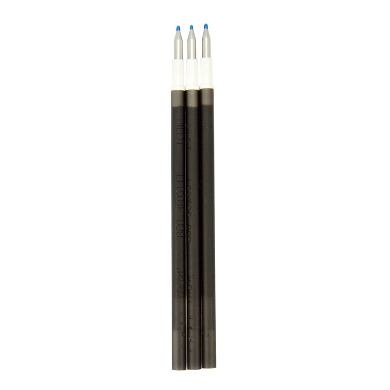 百乐（PILOT）摩磨擦可擦多功能笔芯子弹头可擦笔替芯 黑色 0.38mm 3支装 LFB