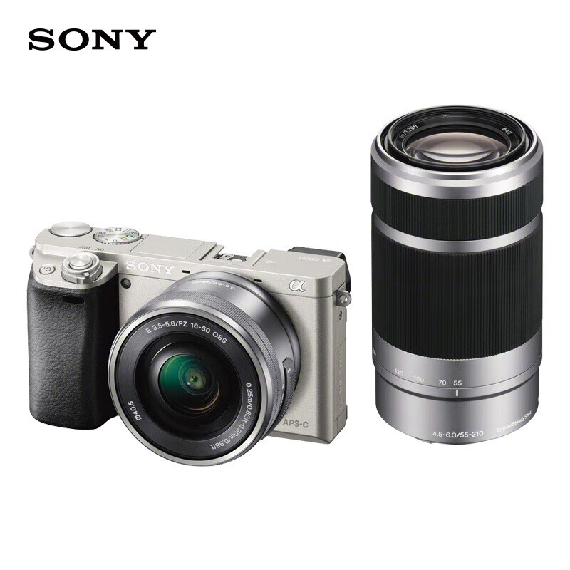 索尼 Alpha 6000 APS-C画幅微单数码相机  银色