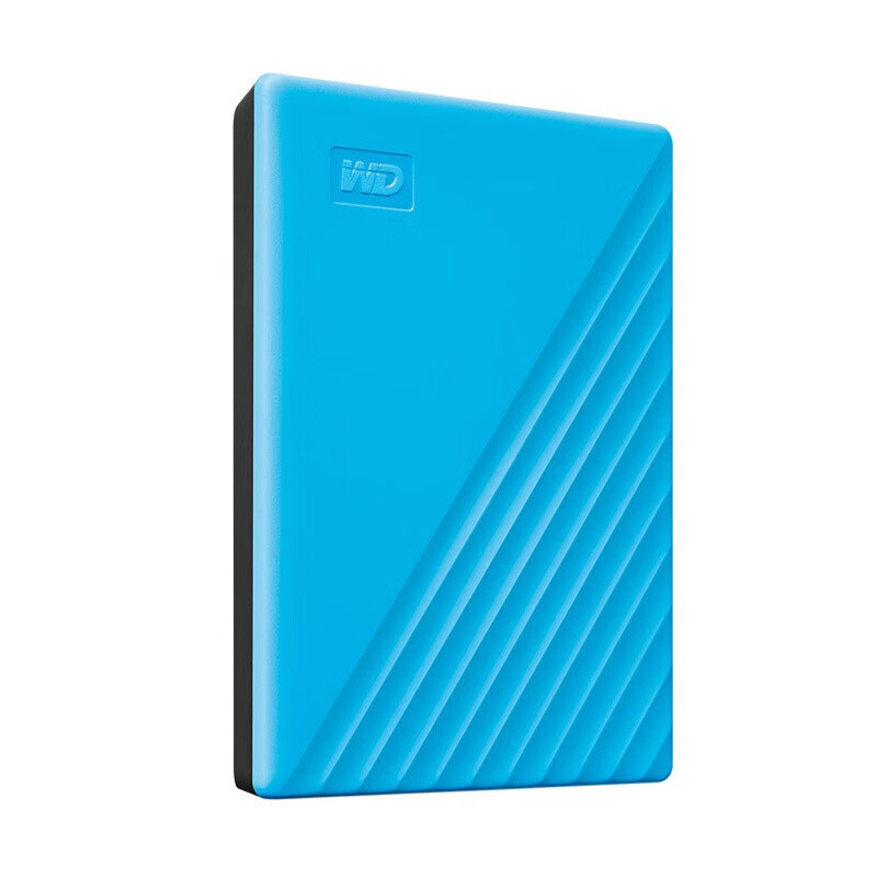 西部数据(WD)2TB USB3.0移动硬盘My Passport随行版 2.5英寸 蓝色(密码保护 自动备份)（一年包换）