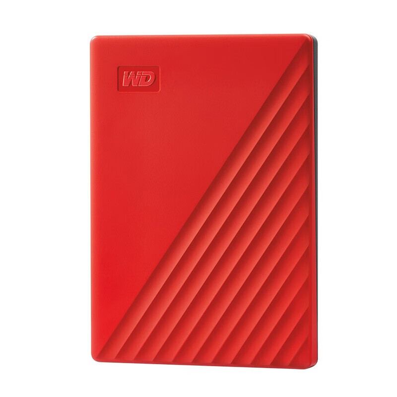 西部数据(WD)2TB USB3.0移动硬盘My Passport随行版 2.5英寸 红色(密码保护 自动备份)（一年包换）