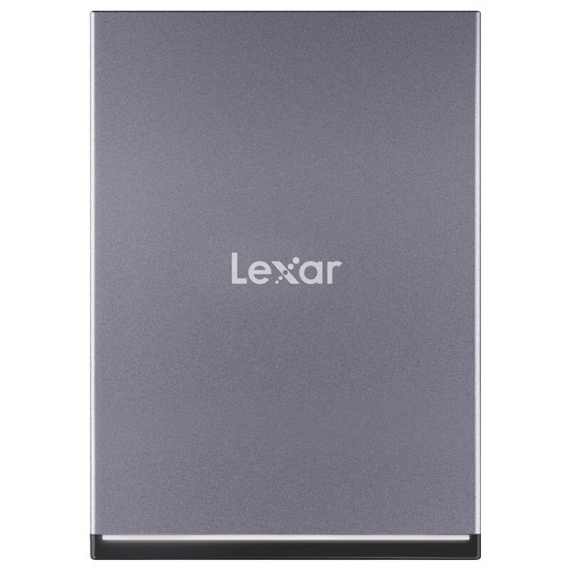 雷克沙 (Lexar ) 1TB Type-c USB3.1 移动固态硬盘（PSSD) SL210 传输速度550MB/s 高档全金属 炫酷灯带