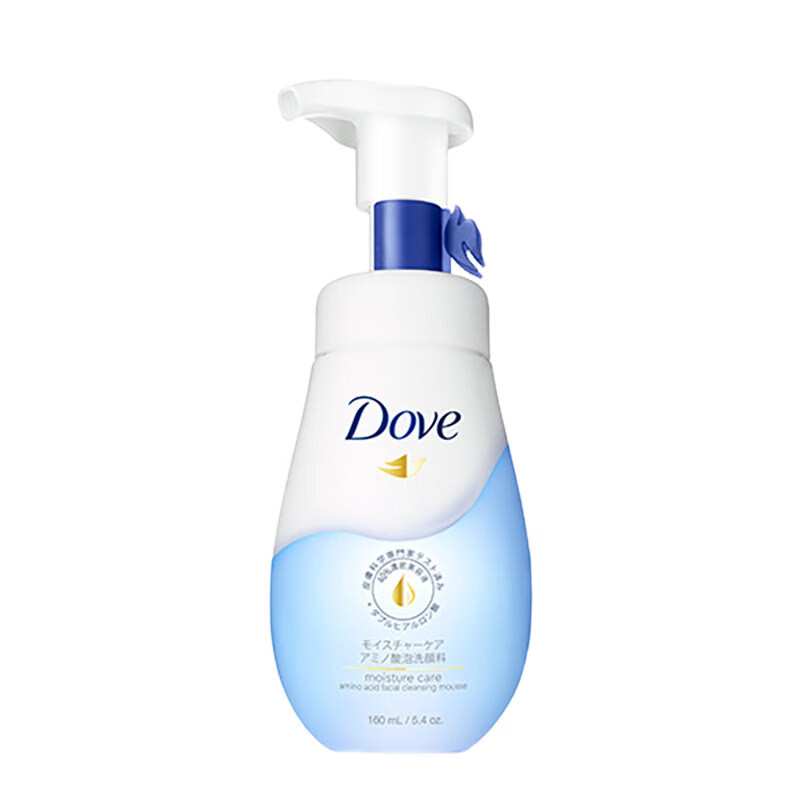 多芬(Dove)保湿水嫩 慕斯洁面泡泡 氨基酸温和 保湿补水保湿水嫩洗面奶160ml （新