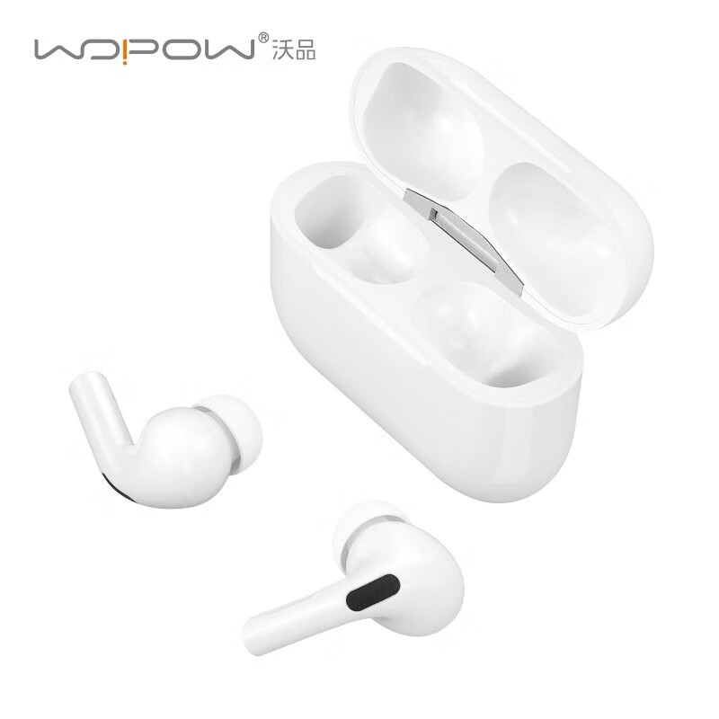 沃品第三代真无线蓝牙耳机MAX03/兼容无线充电/蓝牙5.0芯片 白色