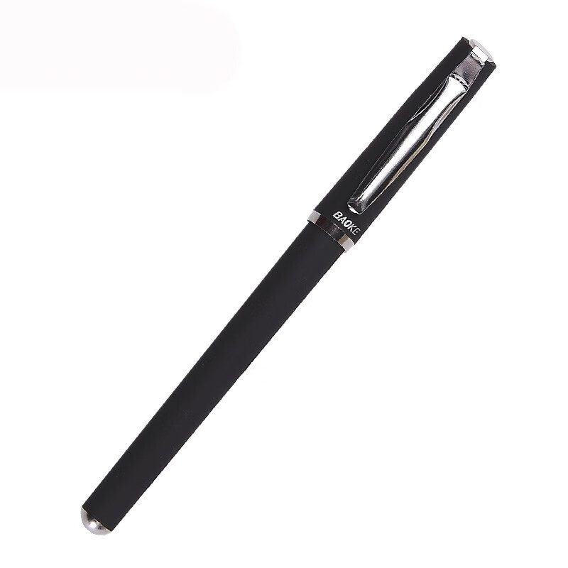 宝克(baoke)PC1128中性笔0.5mm黑色12支/盒