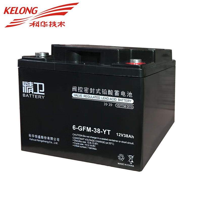 科华技术（KELONG）6-GFM-38-YT 12V38AH不间断电源电池 UPS
