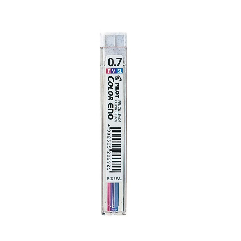 百乐PLCR-7-PVSL 0.7mm彩色活动铅笔芯 12