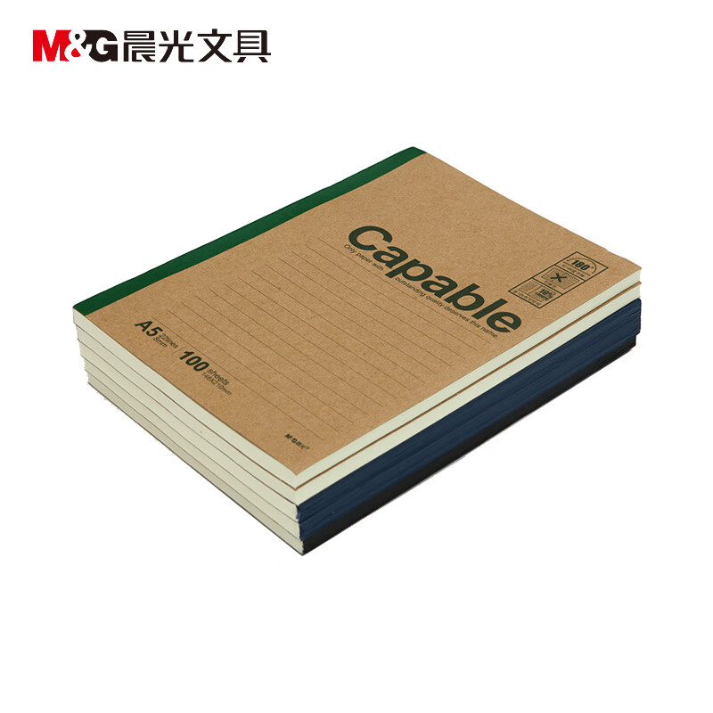 晨光（M&G）APYJX550文具A5/100页学生笔记本 1本装