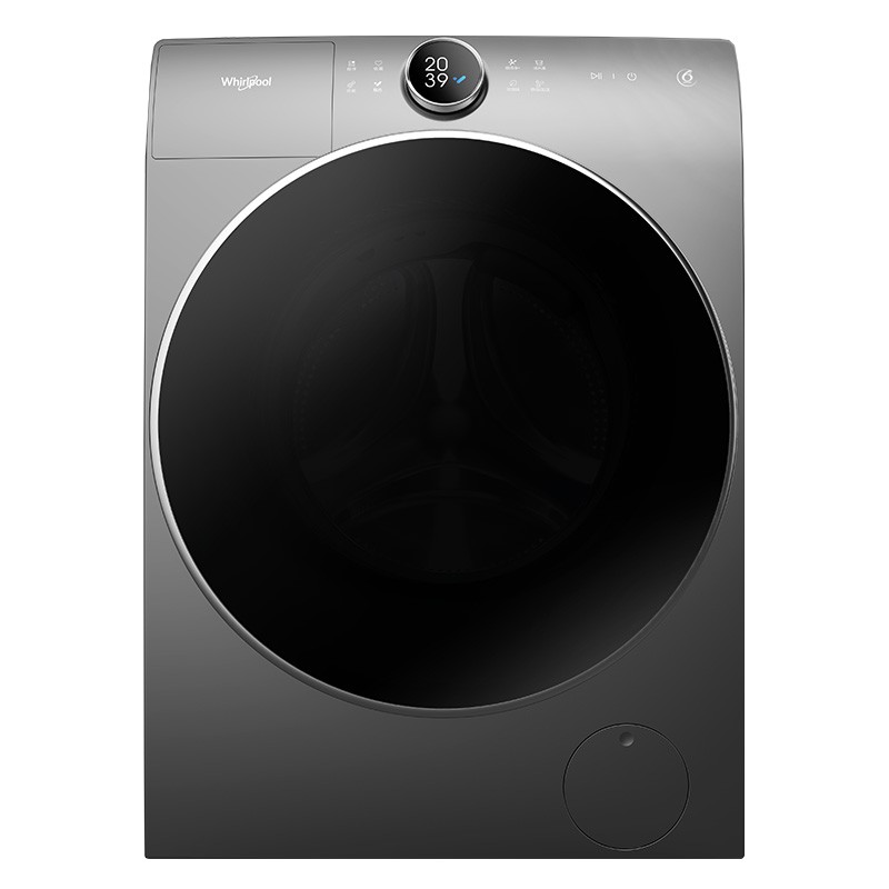 惠而浦（whirlpool）10公斤洗烘一体滚筒洗衣机WDD100944BAOT星云灰