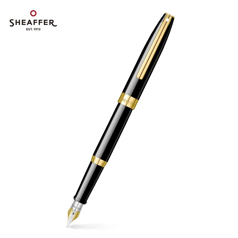 犀飞利（Sheaffer）钢笔 战斧系列 艺术收藏礼品馈赠 签字笔练字笔 墨水礼盒套装 钢