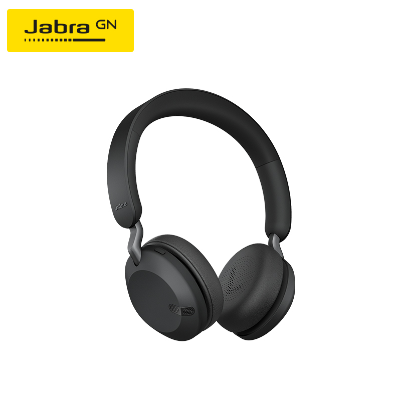 捷波朗 Jabra Jabra Elite 45h 降噪蓝牙耳机头戴式 电脑平板/在线学习/网络教育耳机耳麦 钛黑色